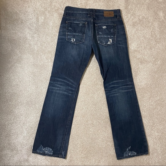 BKE Buckle Carter “distressed” button fly Denim Jeans - Picture 2 of 8